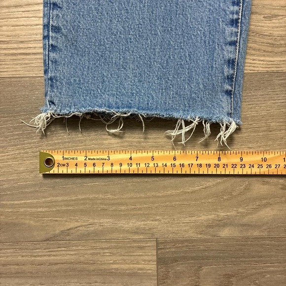 Madewell The Perfect Vintage Wide Leg Crop Jean in Caitlin Wash Blue Size 28 - Picture 3 of 8